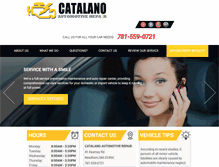 Tablet Screenshot of catalanoautorepair.com